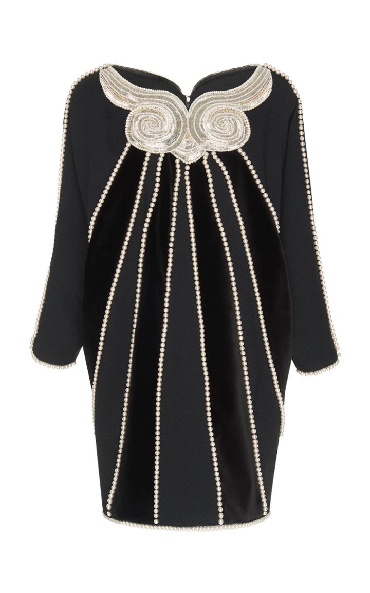 Andrew Gn Pearl Embroidered Dress