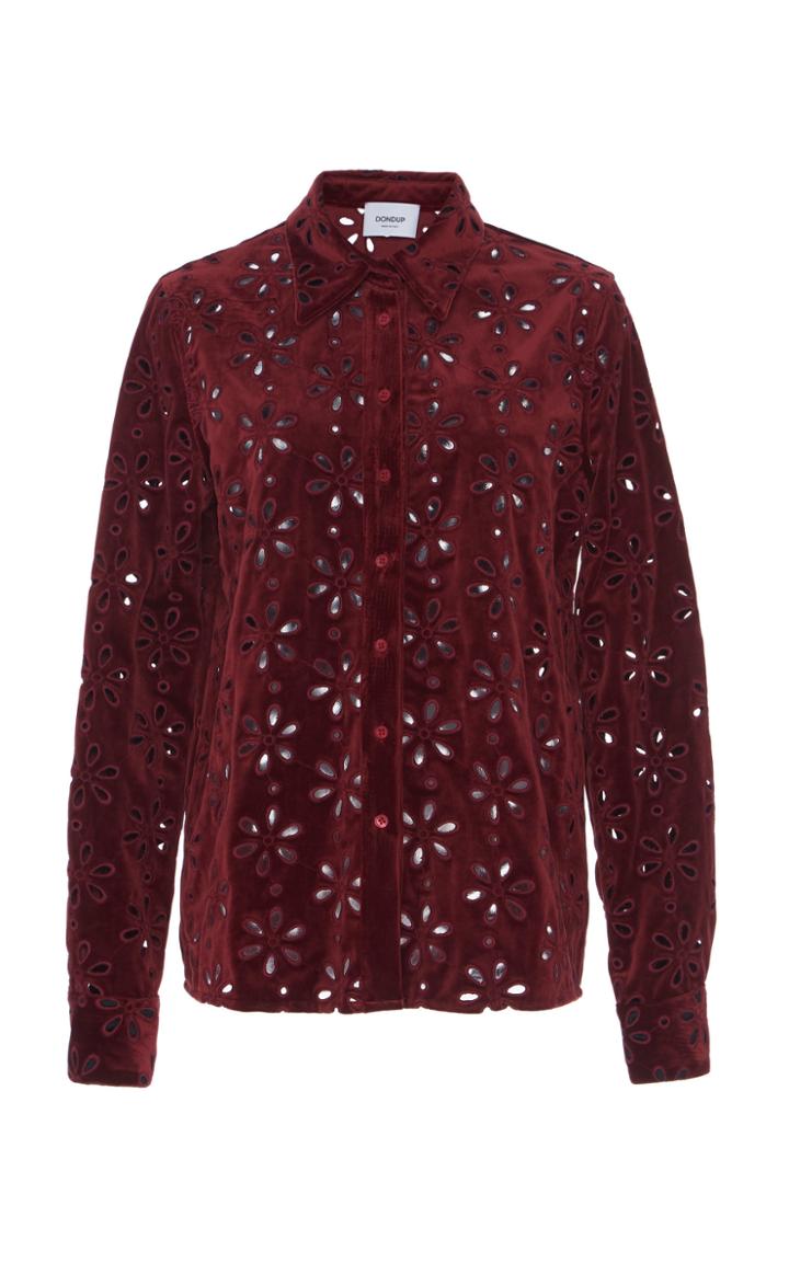Dondup Eyelet Button Down Top