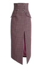 Moda Operandi David Koma Houndstooth-tweed Pencil Skirt