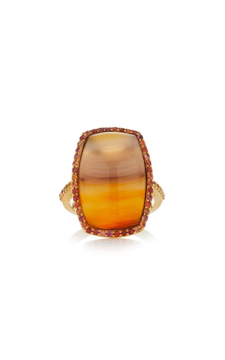 Guita M 18k Gold Agate Ring