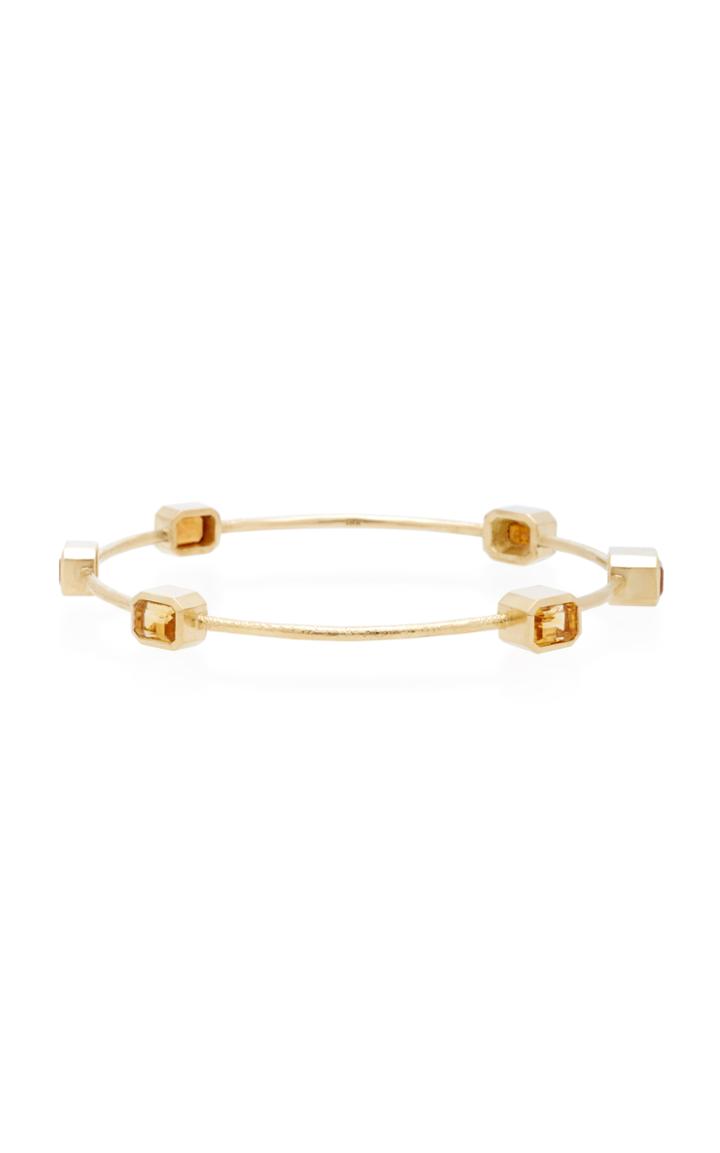 Octavia Elizabeth 18k Gold Citrine Bracelet