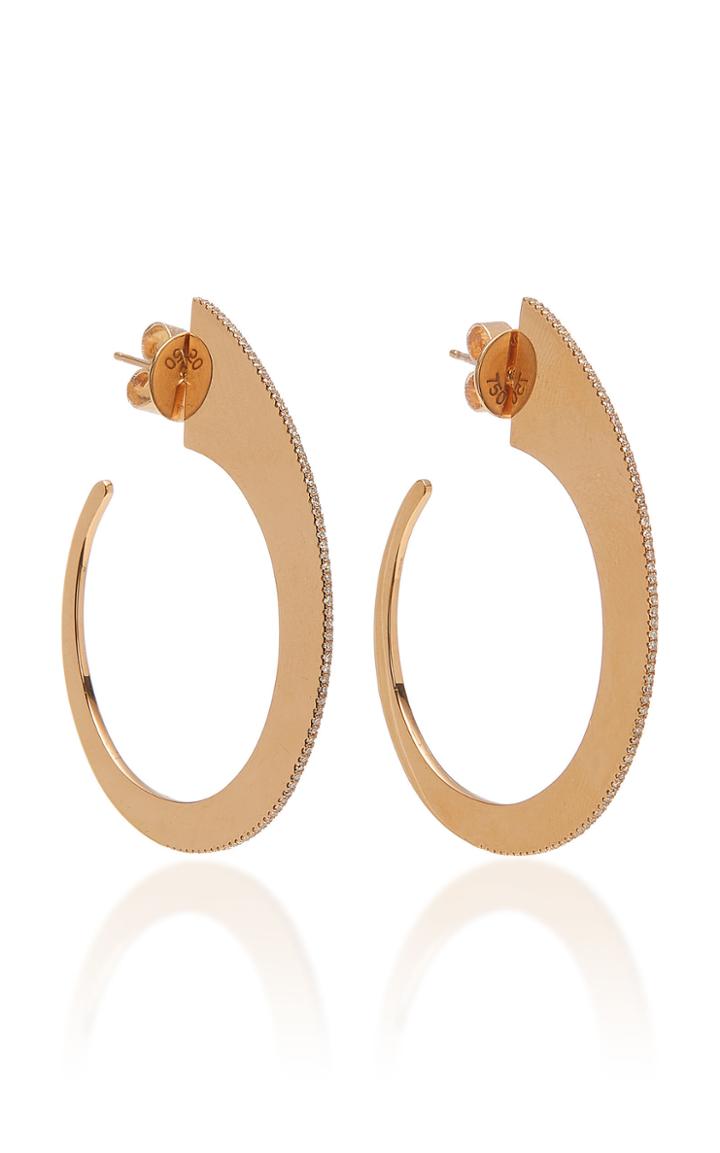 Shay Large Diamond Edge Slice Hoops