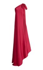 Cult Gaia Florence Asymmetric One-shoulder Satin Gown