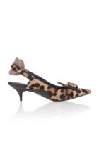 N 21 N&deg;21 Bow Ponyhair Slingback