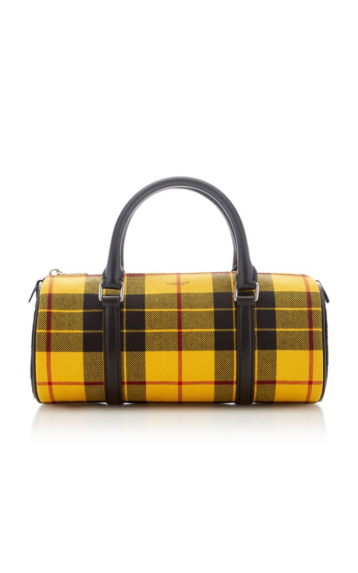 Michael Kors Collection Macleod Tartan Eva Mini Satchel