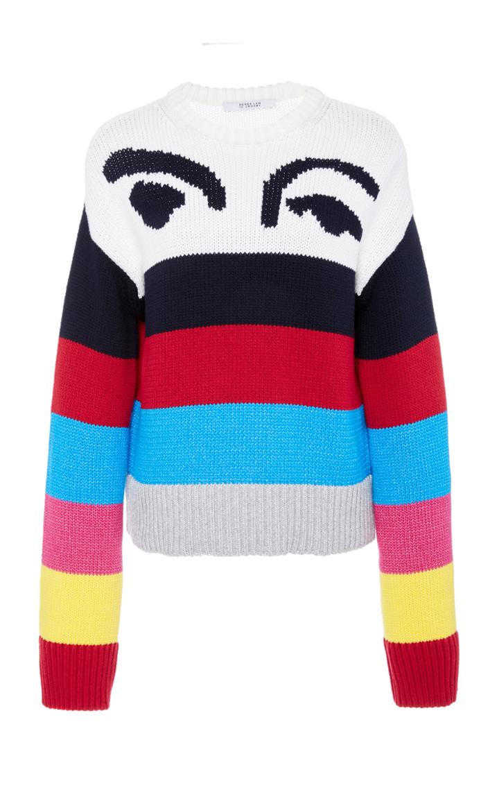 Derek Lam 10 Crosby Multicolored Stripe Sweater