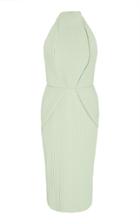 Brandon Maxwell Folded Rib Dress