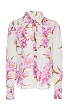 Zimmermann Floral-print Cotton-poplin Shirt