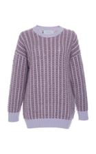 Luisa Beccaria Mohair-blend Striped Sweater