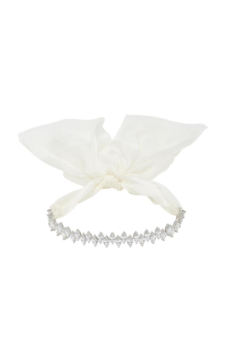 Fallon Monarch Jagged Edge Tuxedo Bow Choker