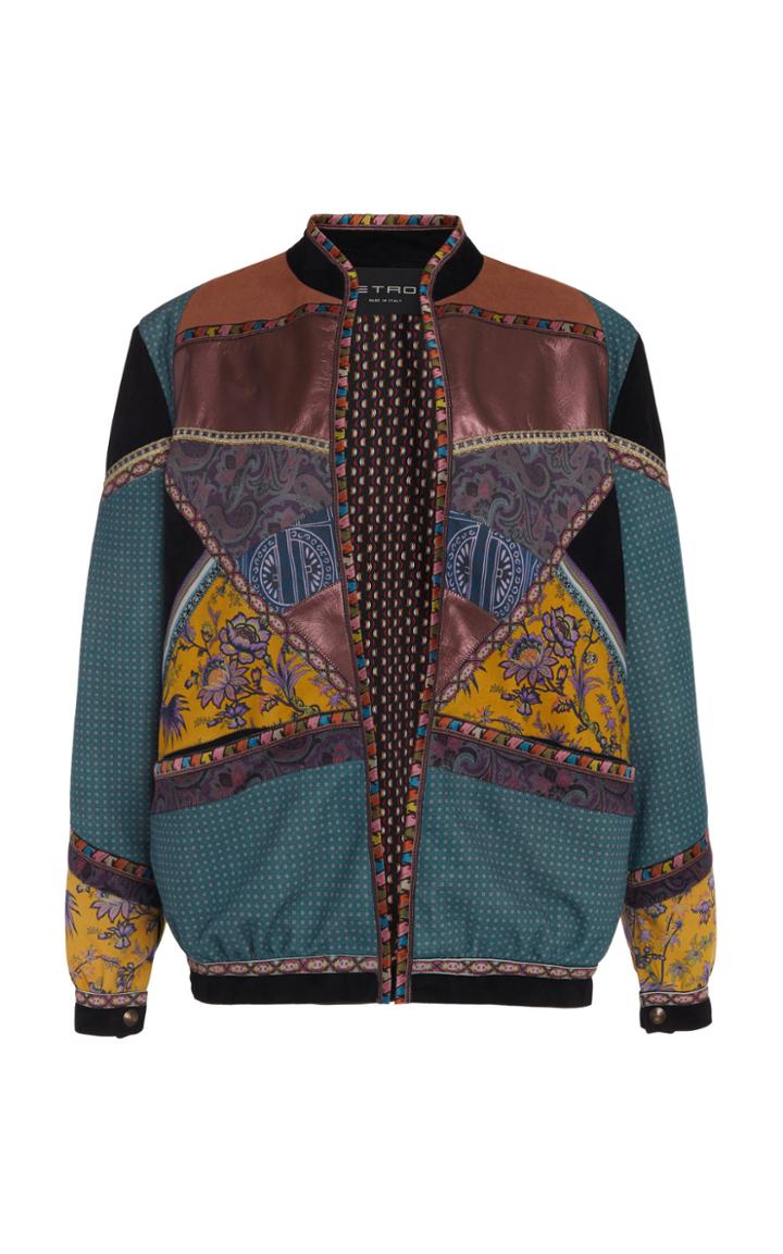 Moda Operandi Etro Patchwork Woven Jacket Size: 38
