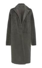 Akris Trace Reversible Shearling Coat