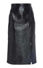 N 21 N&deg;21 Coleen Coated Cotton-tweed Midi Skirt