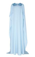 Delpozo Cape-effect Crepe Gown