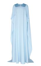 Delpozo Cape-effect Crepe Gown