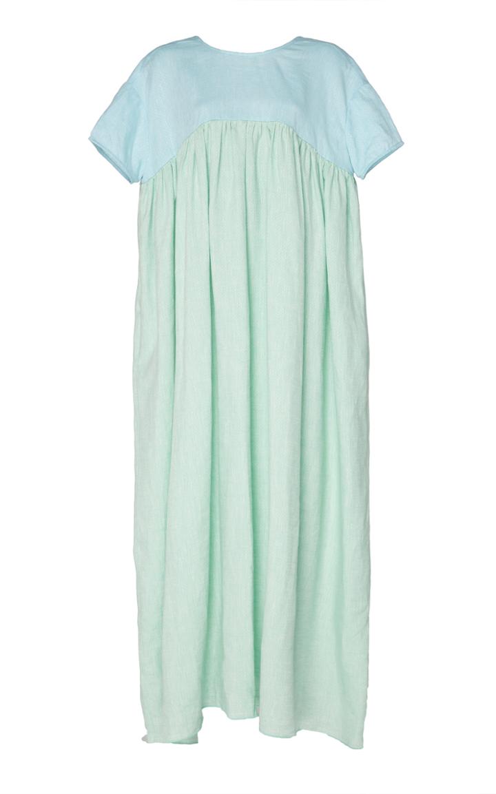 Moda Operandi Gl Hrgel Bow-back Linen Maxi Dress Size: S