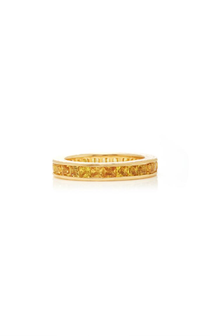 Octavia Elizabeth Yellow Sapphire Ivy Eternity Ring