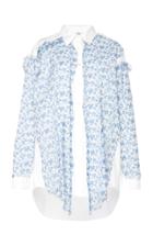 Acne Studios Serene Floral Chiffon Blouse