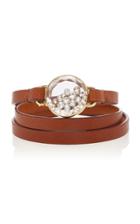 Moritz Glik Diamond Kaleidoscope Shaker And Leather Bracelet