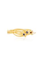Moda Operandi Stephanie Windsor 18k Yellow Gold Victorian Double Snake Bangle