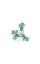 Hueb M'o Exclusive Emerald Floral Ring