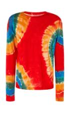 The Elder Statesman Magic Ring Tie-dye Cotton-blend T-shirt