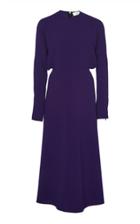 Victoria Beckham Long Sleeve Dolman Midi Dress
