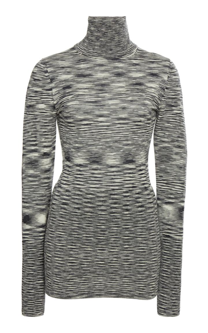 Moda Operandi Joseph Space-dyed Wool Turtleneck Top