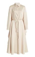 Moda Operandi Deveaux Kiera Belted Draped Shirt Dress