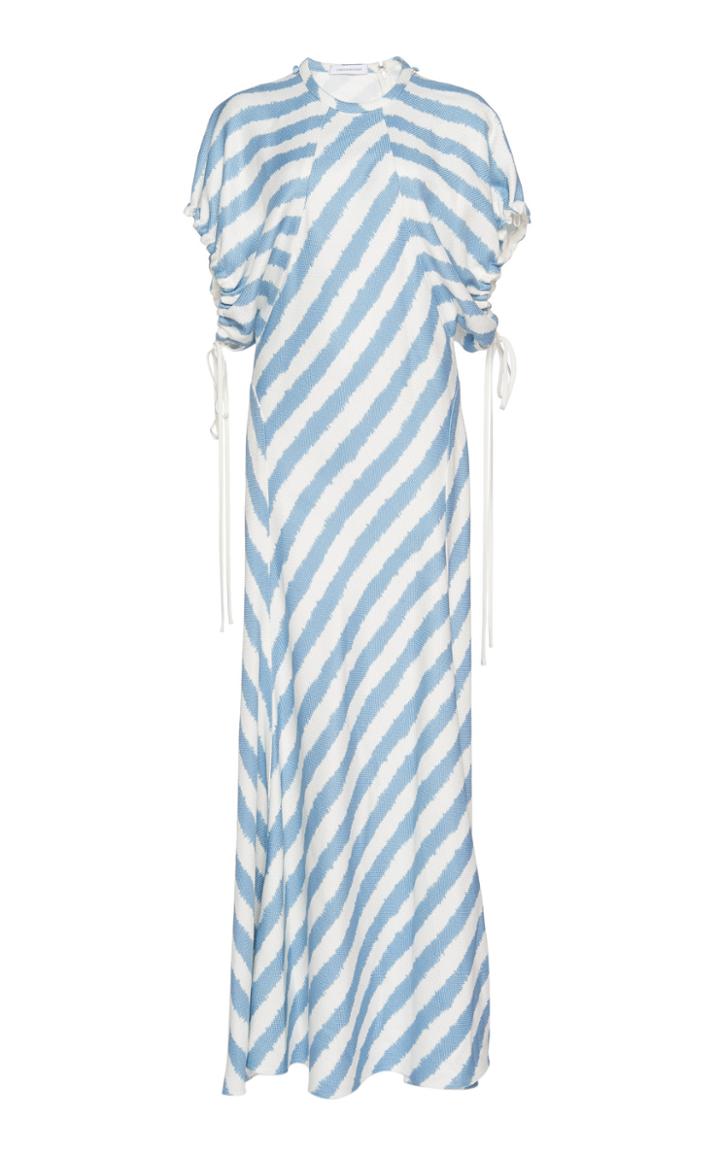 Christopher Esber Cumulus Ruched Crepe Dress