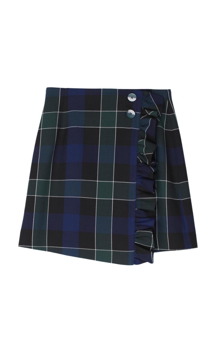 Baum Und Pferdgarten Sangita Plaid Skirt