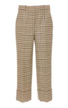 Michael Kors Collection Low-rise Cropped Wool-blend Pants