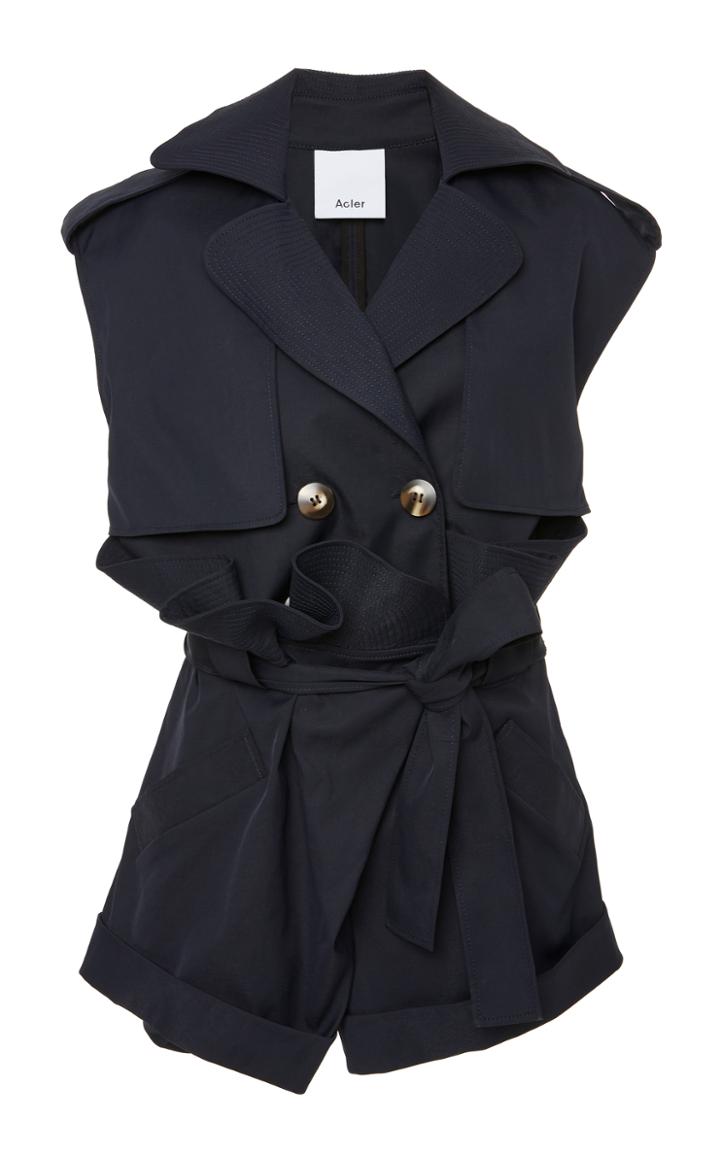 Acler Veron Gathered Mini Romper