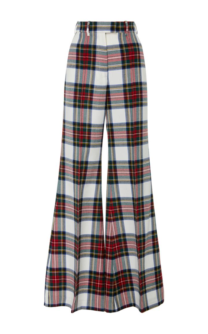 Racil Tartan Lincoln Flared Trouser