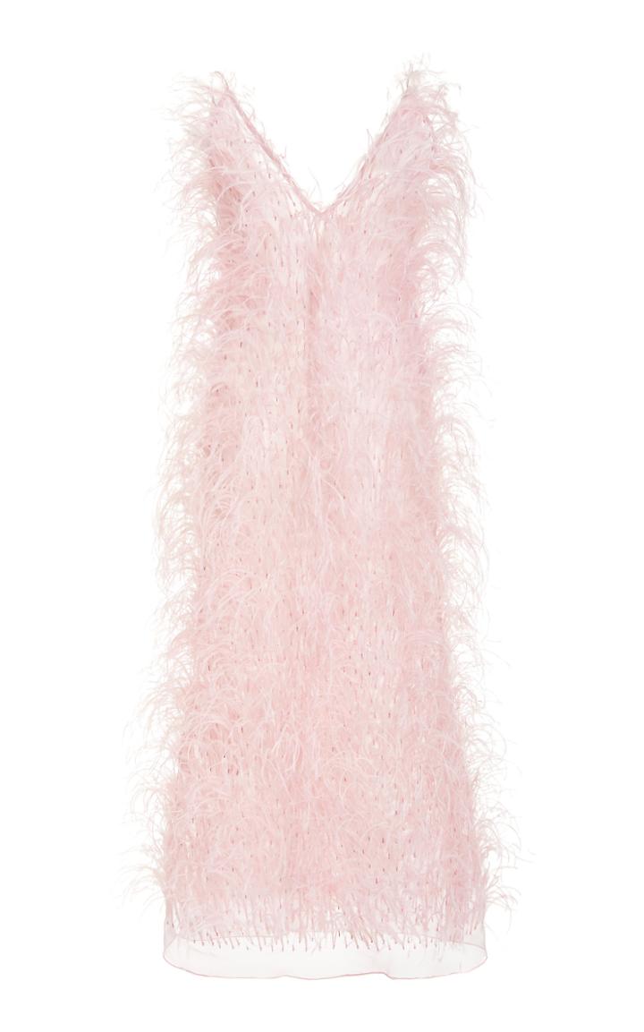 Moda Operandi Jason Wu Collection Feather-embellished Organza Dress