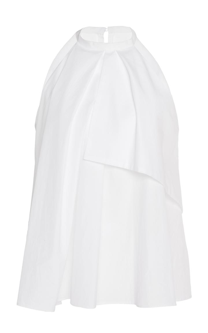 Martin Grant Asymmetric Drape Cotton Shirt