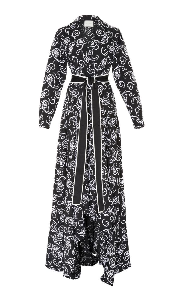 Alexis Ladda Tie Waist Paisley Dress