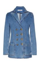 Philosophy Di Lorenzo Serafini Structured Denim Double-breasted Blazer