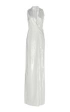 Moda Operandi Akris Sequin-embellished Collared Maxi Dress Size: 2