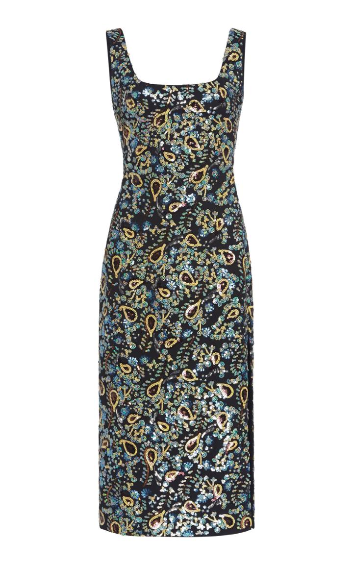 Alexachung Sequined Midi Dress