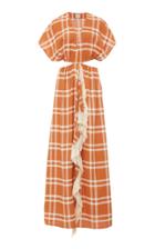 Moda Operandi Escvdo Cumbia Fringe Maxi Dress Size: Xs