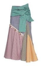 Moda Operandi Silvia Tcherassi Maestranza Asymmetric Cotton Skirt Size: S