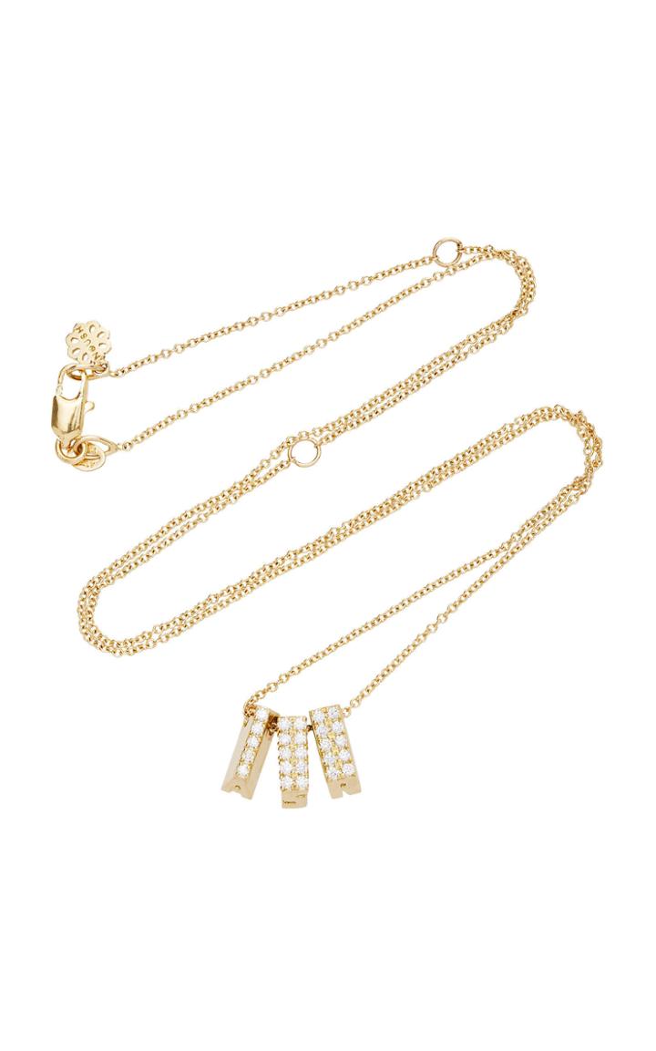 Noush Jewelry Barcode Monogram Necklace