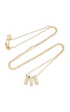 Noush Jewelry Barcode Monogram Necklace