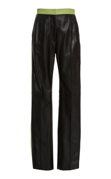 Frederick Anderson Napa Leather Racing Narrow Pant