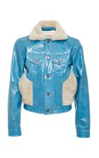 Alyson Eastman Leather Denim Style Jacket