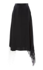 Christopher Kane Lace Trim Satin Skirt