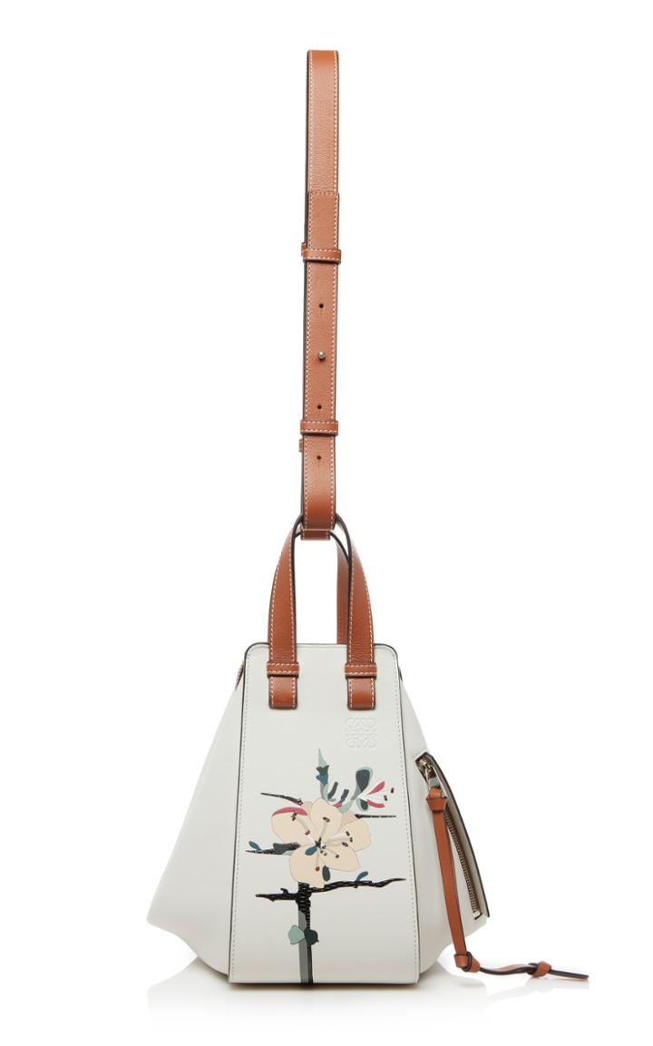 Loewe Hammock Small Printed Textured-leather Shoulder Bag