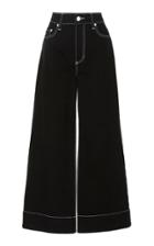 Nobody Denim Skylar Cropped High-rise Wide-leg Jeans