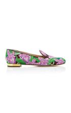 Charlotte Olympia M'o Exclusive: Orchid Loafer